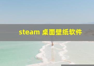 steam 桌面壁纸软件